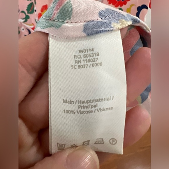 Boden Carmen Floral Bell Ruffle Sleeve - Size 6 - Picture 10 of 11